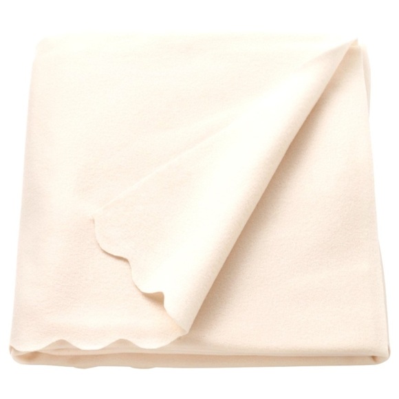 IKEA Thorgun Blanket White NEW Bundle of 2 Soft Cozy Fleece Throw Blankets NWT - Picture 4 of 15